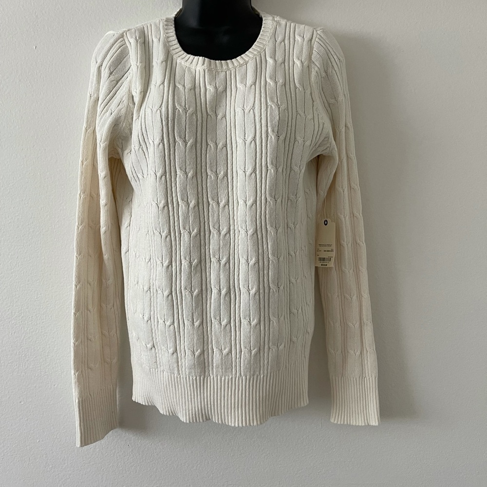 St Johns Bay cable knit sweater